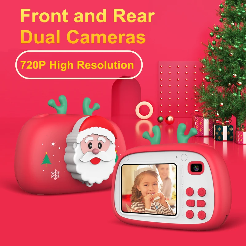 
Children Gift A7 1080P HD Smart Bubble Mickey Mouse Pink Mini Kids Toy Video Camera DV Impressora With SD Card For Kids Video 