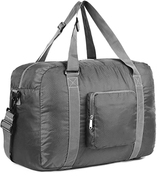 Ultra Lightweight Water-Resistant Nylon Tote Foldable Travel Duffel Bag for Gym Sports for Workout and Outdoor Activities