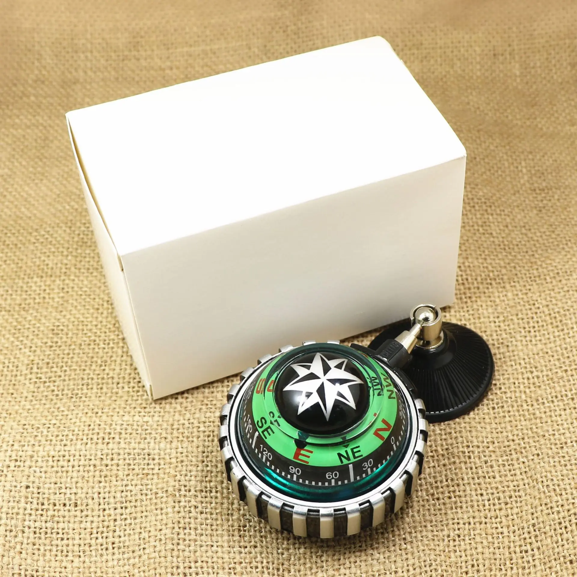 Night light vehicle mounted marine compass suction cup universal adjustment vehicle navigation guide  direction compass ball