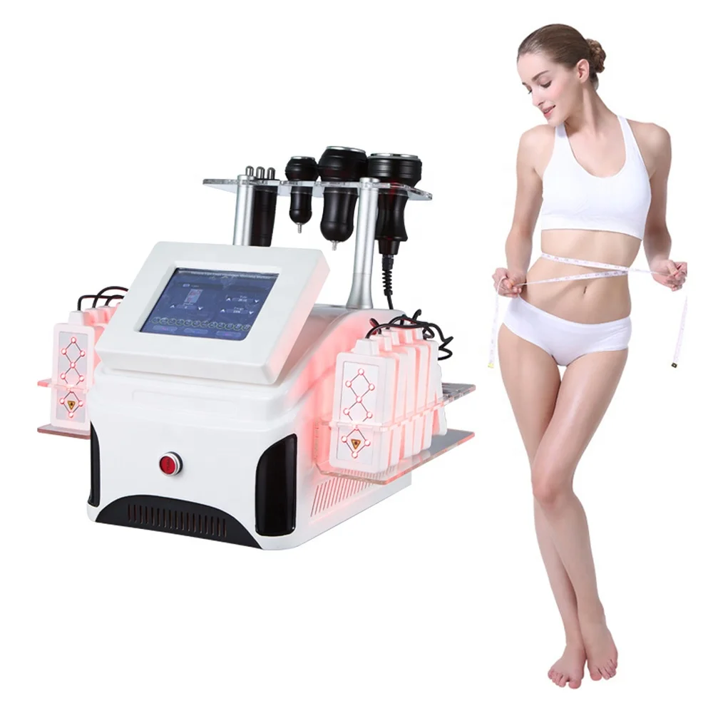 Support OEM&ODM Body Slimming Beauty Equipment Vacuum RF Lipolaser Cavitation Fat Reduction Machine