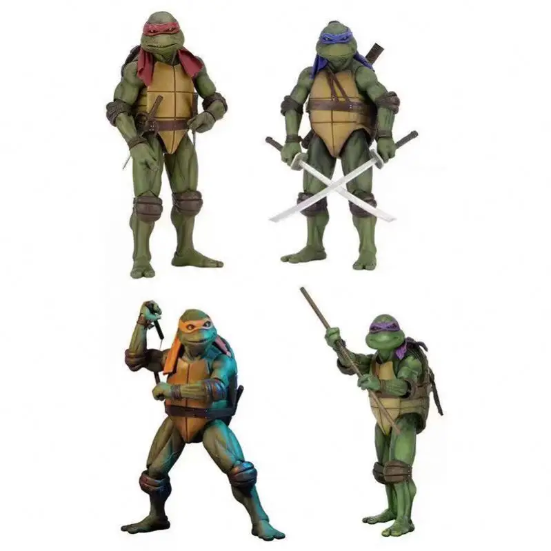 Ninja Turtle Leonardo Da Vinci for NECA 1990 film version of the teenage  Raphael muta turtles LEONARDO plastic action figure