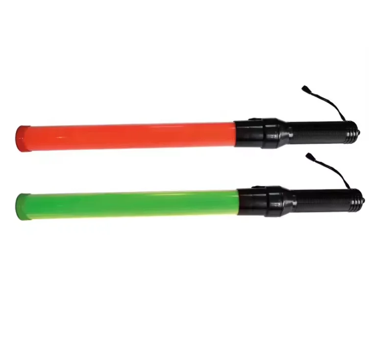 Traffic Baton Light 3 Flashing Modes Battery Operated LED Signal Traffic Safety Baton Wand for Parking Traffic warning