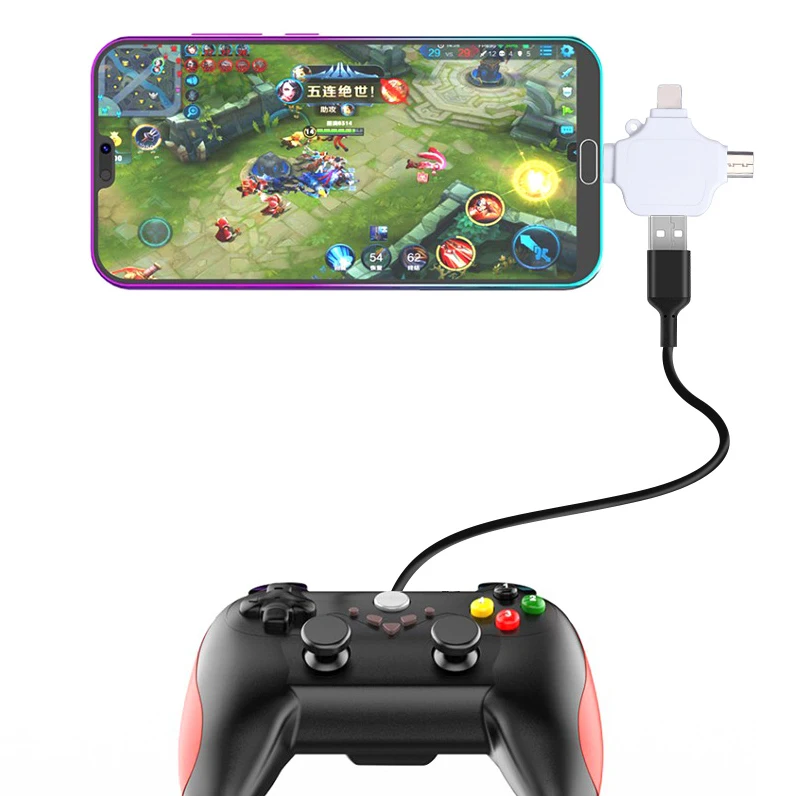 Адаптер 3 в 1 Type C Micro Usb OTG зарядный адаптер USB разделитель трансформатор для Iphone