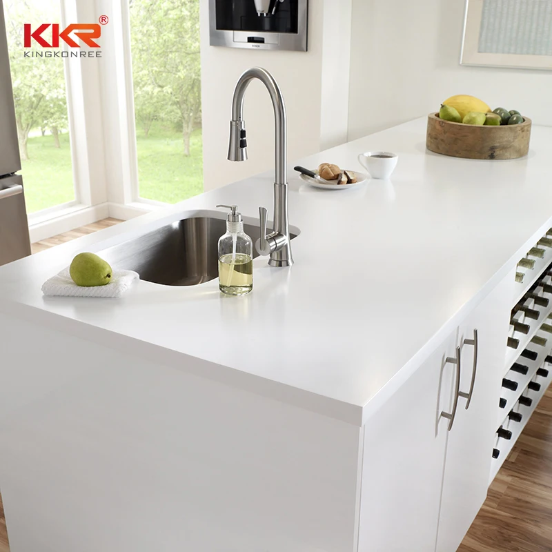 Artificial Stone Counter Top Kitchen Island Stone Solid Surface Work Tops