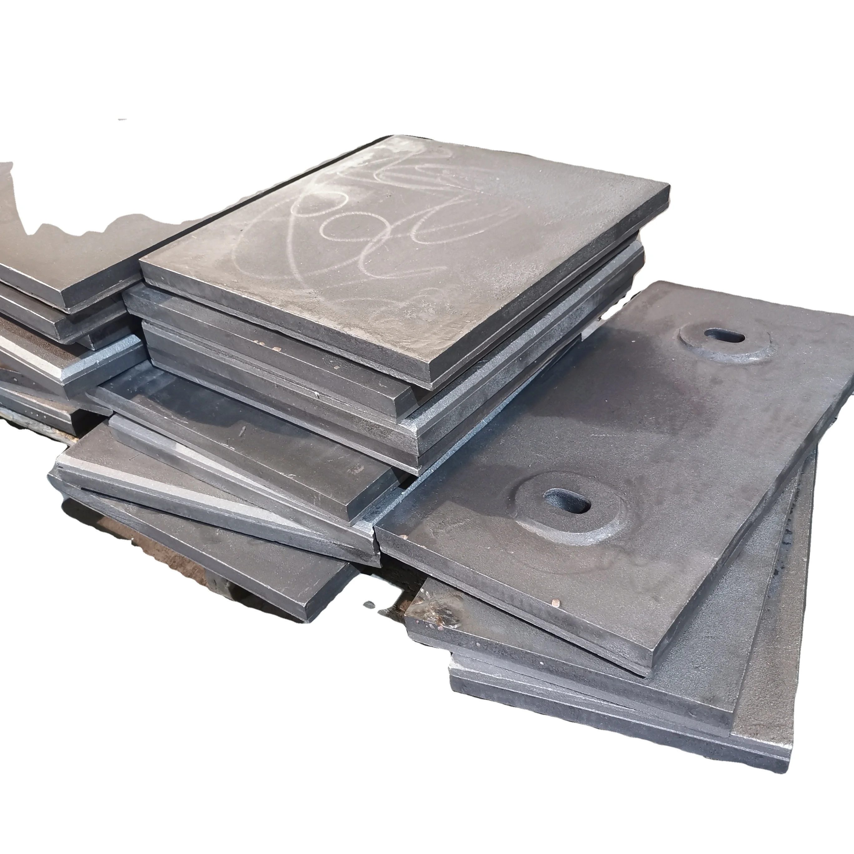 700BHN bimetallic WEAR plate, WEAR chute liners with studs
