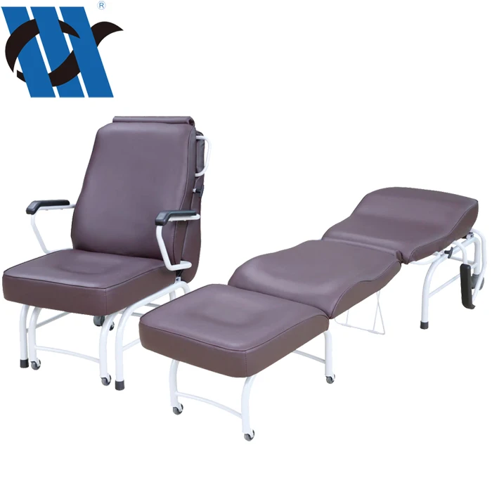 BDEC107 роскошный Медицинский стул для сопутствующих, складной стул для сопровождения, стул для сопутствующих