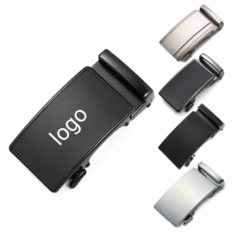 40mm Zinc Alloy Wholesale Custom Logo Men Metal Ratchet Automatic Belt Buckles