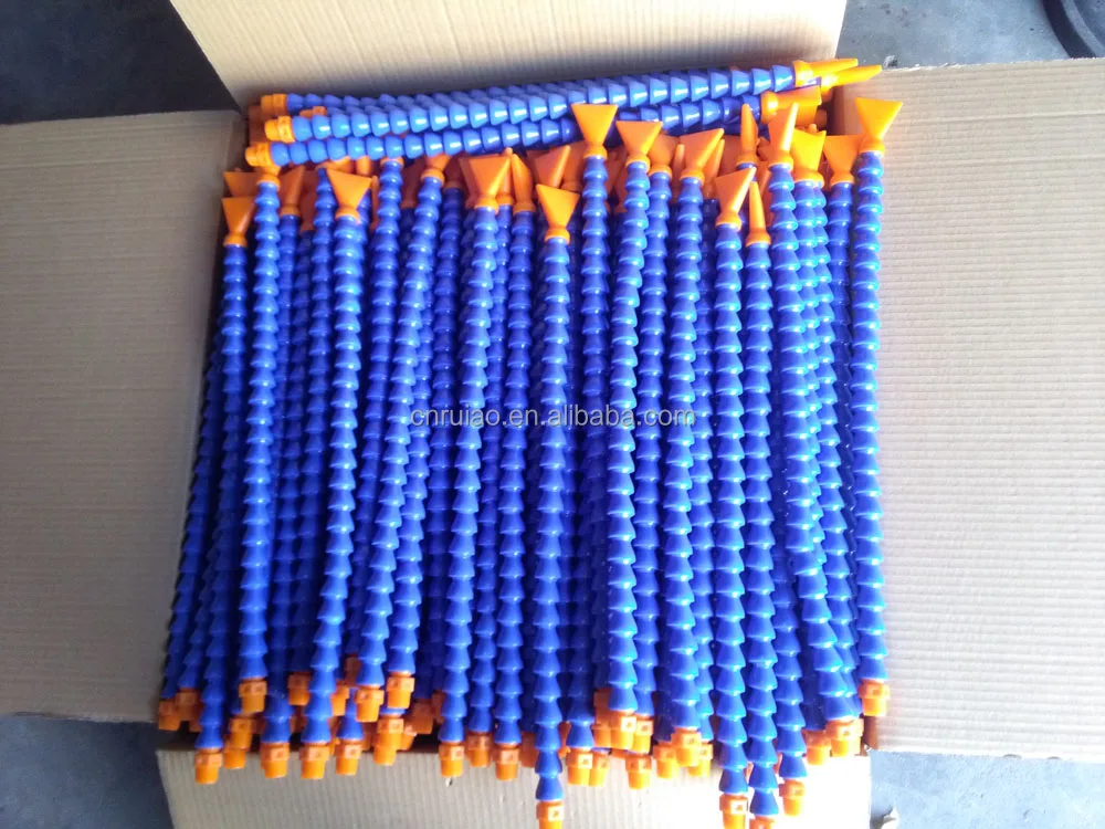 Plastic G1/4 flexible round cock water cooling tube pipe for CNC Machines Cooling Pipes