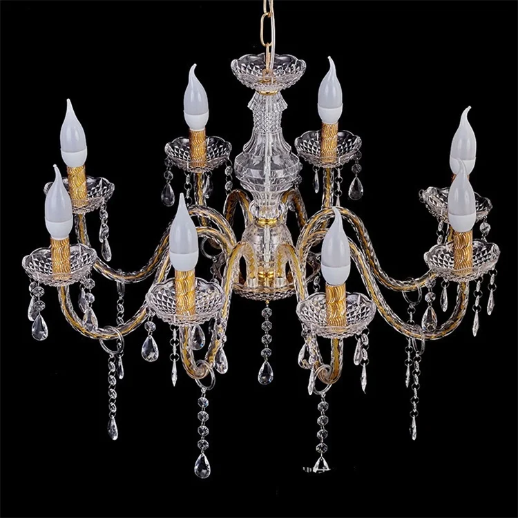 Wedding Acrylic Crystal Chandelier Wedding Hall Decorative Lights Wedding Props Chandelier