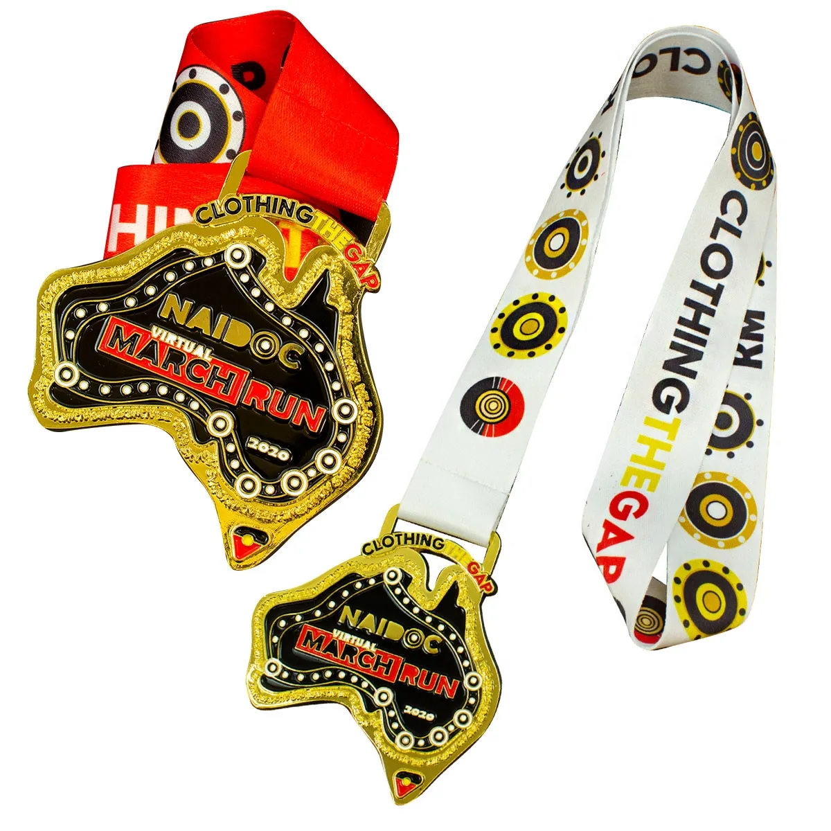 Personalized metal graduation medals cheerleading lacrosse pickleball tournament medals with lanyard no minimum.