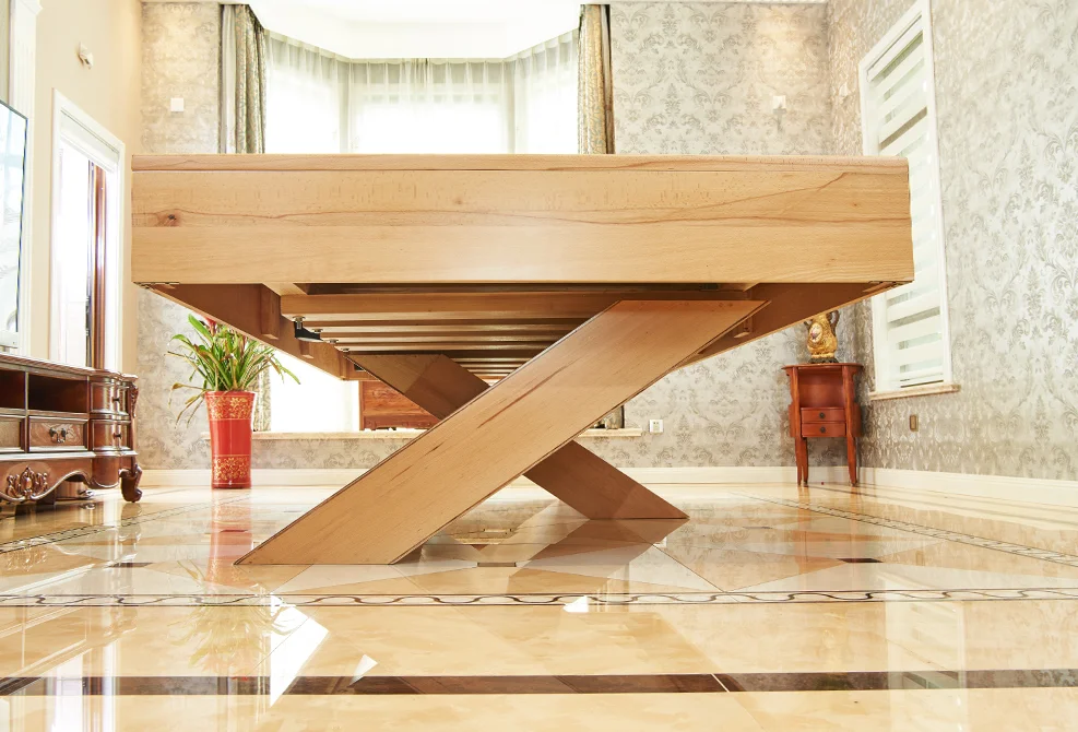 Modern special design 9ft solid wood frame  billiard pool table