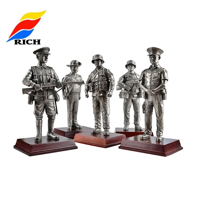 Custom made Pewter metal  Soldier Figurines
