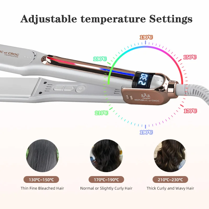 450F Hair Straightener Custom Logo Irons Professional Nano Titanium Pro fer lisser Wholesale Private Label Flat Iron