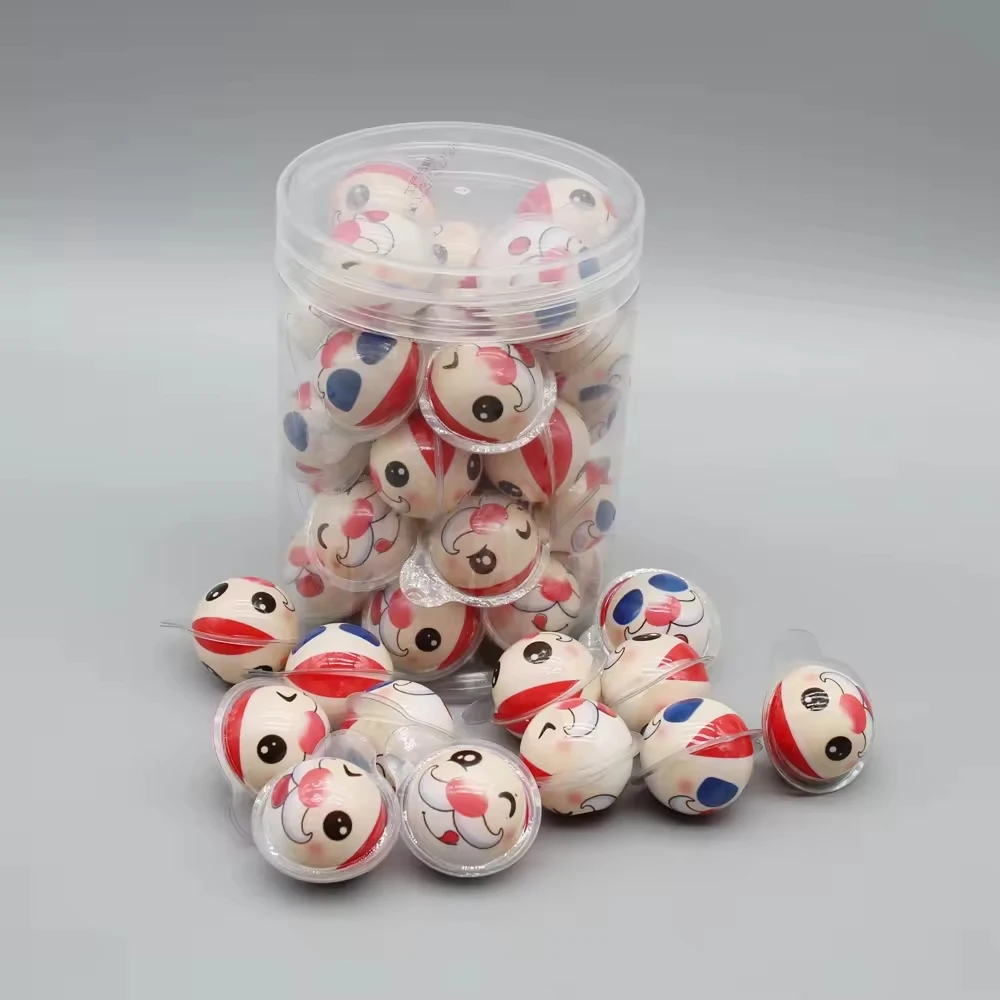 Hot Selling Soccer Gummy 4D Grapes Confectionery Jam Filled Gummy Soft Candy for Children and Kids