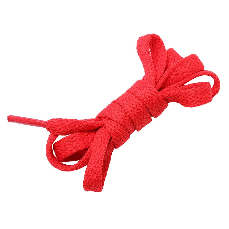 3 size 29 colours Custom 100% Cotton Flat Shoe Laces for Kids and adults pant string