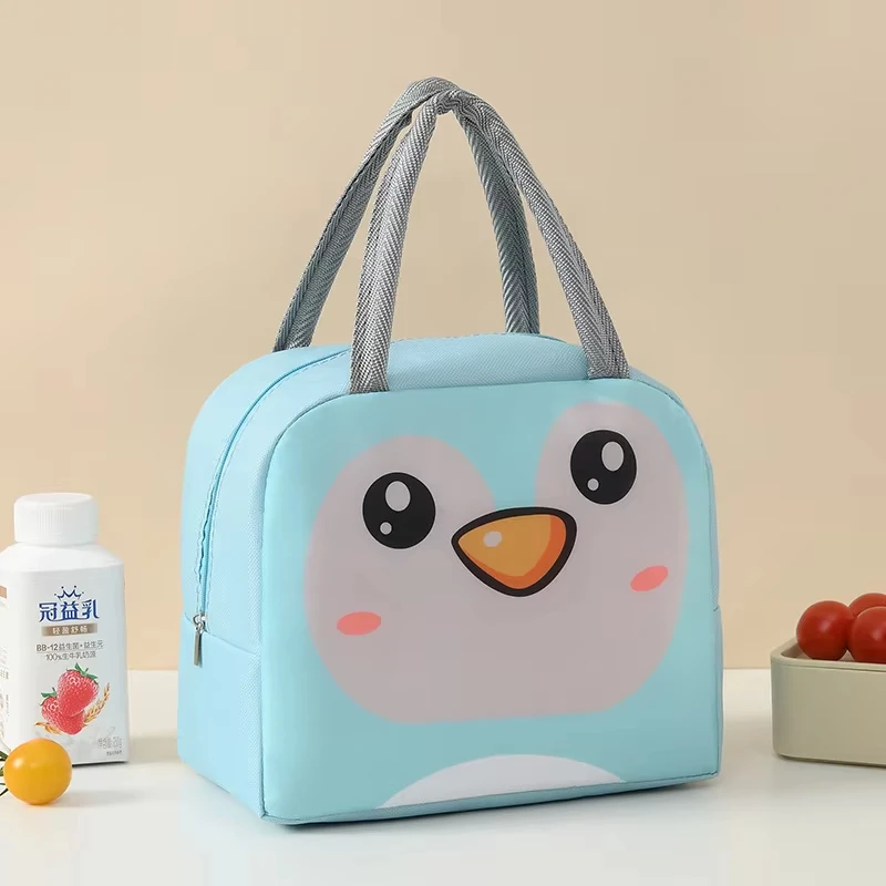 Wholesale Cute Cartoon Lunch Bags for Kids Waterproof Insulated Bags For Student Fashion Refrigerator Handbag Food Cooler Bags