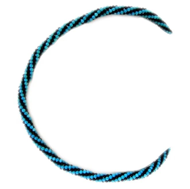 Jewelry peace sign turquoise beads necklace