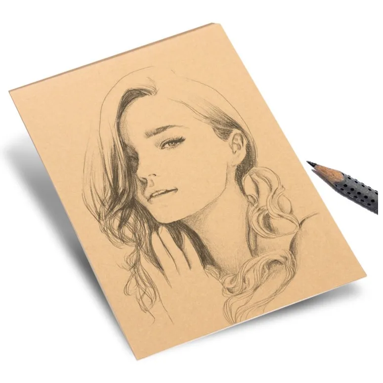 A4 70gsm 80gsm 100gsm 120gsm 150gsm Kraft Paper for School Office Home Use Craft