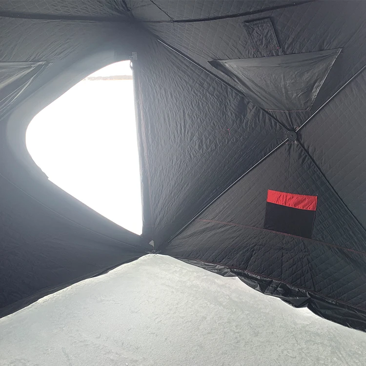 Ice Карп Pop Up Кемпинг утепленная кубика льда Рыбалка Укрытие от 3 до 4 человек