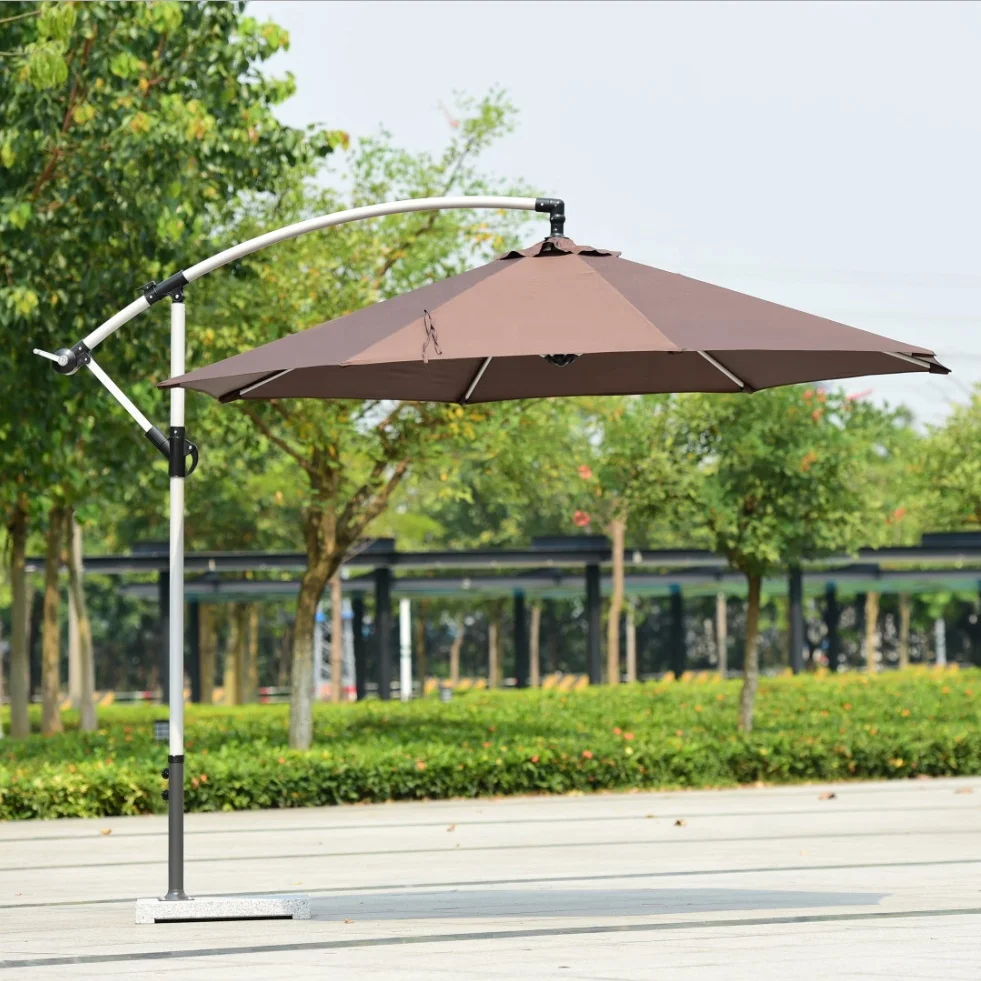 New Fiberglass Shanghai Hanging Umbrella Parasol