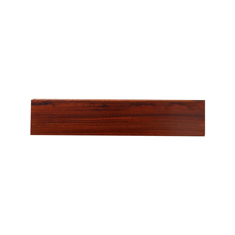 Traditional residential wood flooring 610mm length solid wood OKAN red color wood flooring for kitchen