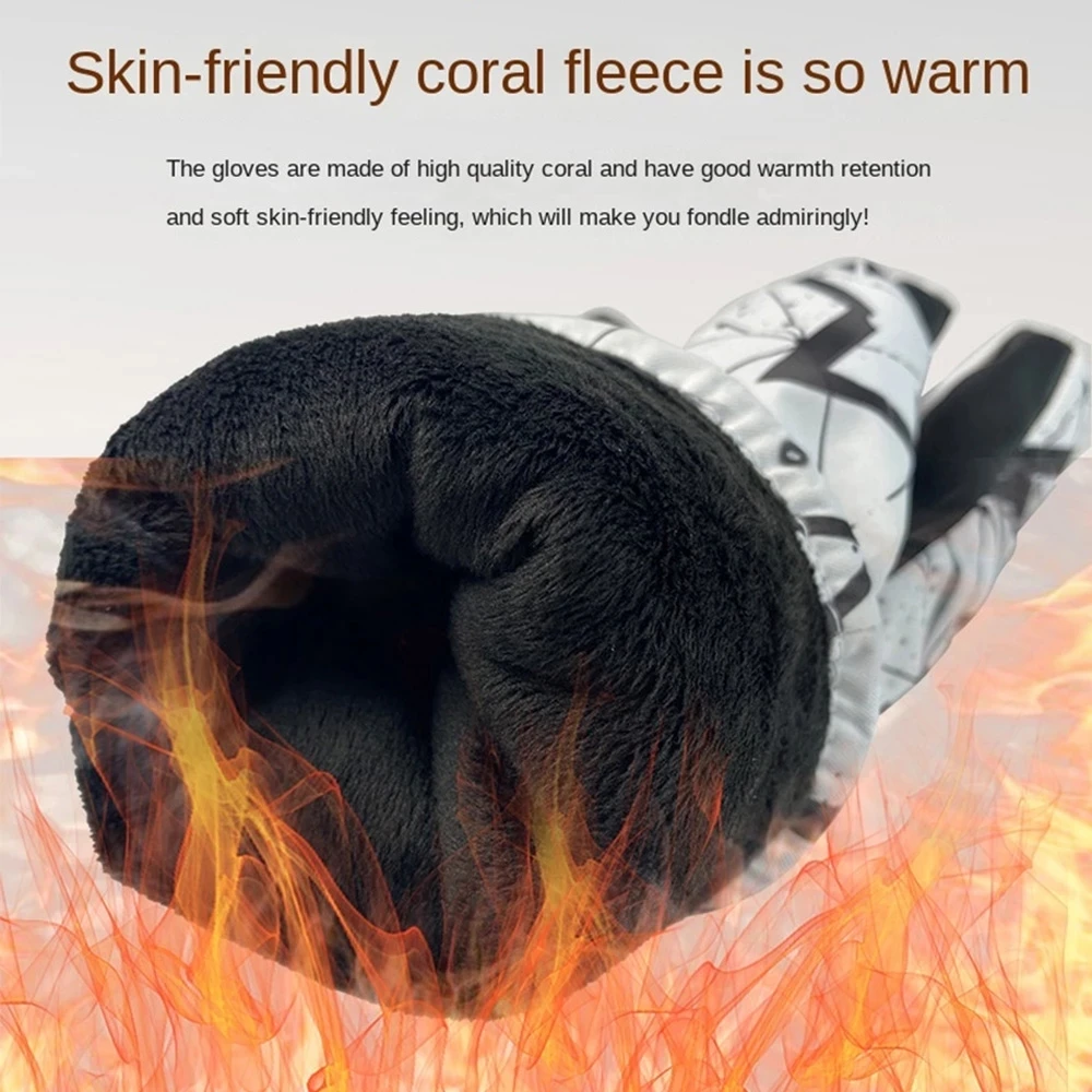 Зимние водонепроницаемые ветрозащитные лыжные перчатки на заказ для езды на мотоцикле и сноуборде