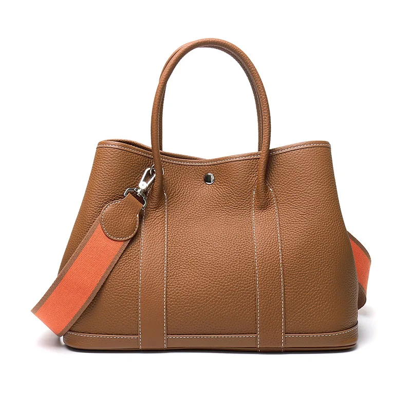 Wholesale Genuine Leather Fashion Providers Ladies Handbag Sling Shoulder Bucket Bags For Women Designer Luxury Work  Office Bag
