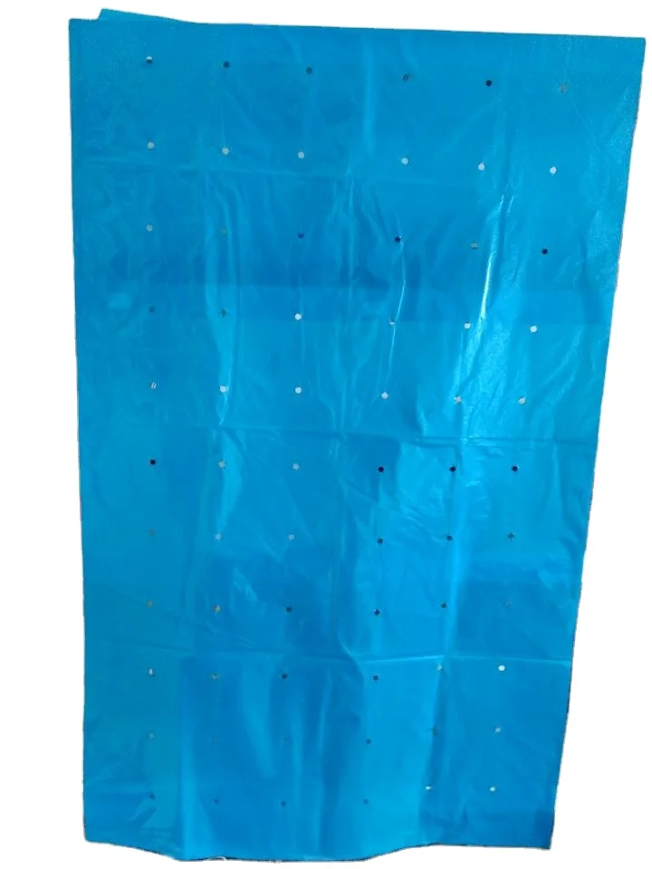 Plastic banana film, blue banana bunch cover