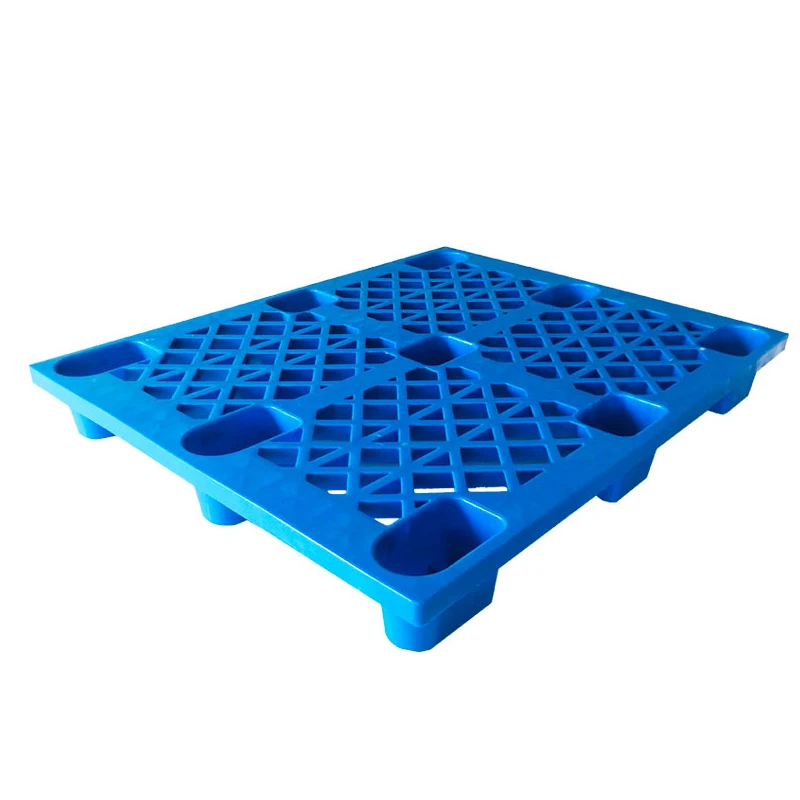 Heavy duty European pallet 1200*1000*145mm single-sided style with solid surface shelf floor using plastic pallet