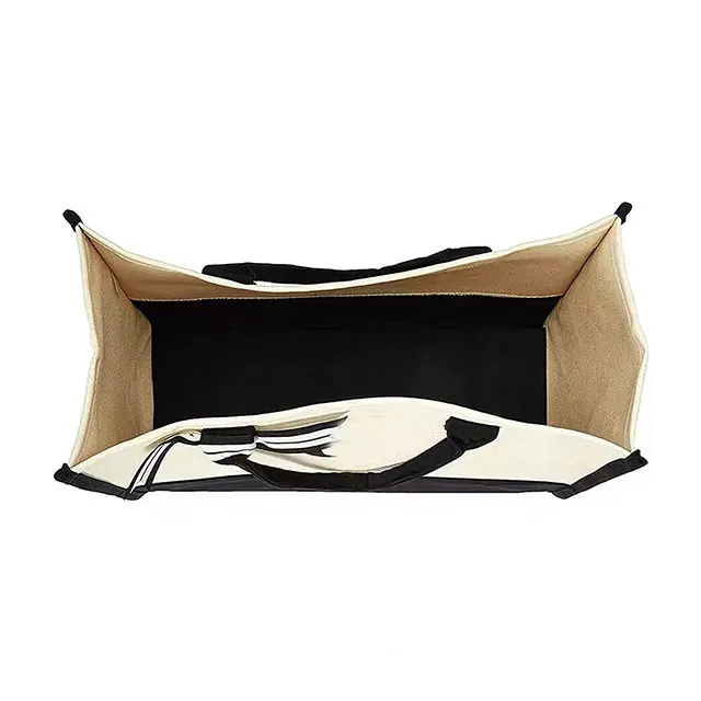 Wholesale recyclable reusable cotton canvas tote bag shopping canvas bag with cotton handle Custom Logo Tote canvas beach bag