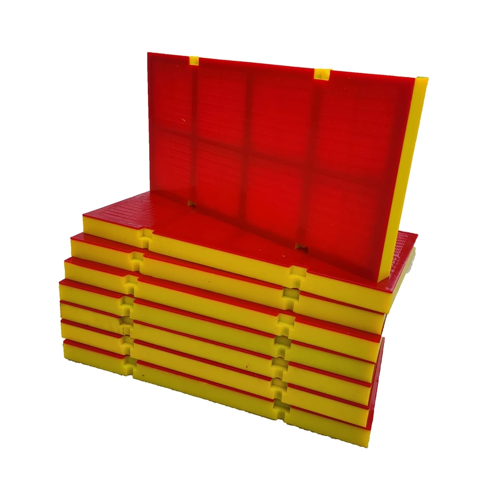 Hot sale ROHS certified mining sieve double deck screen mesh polyurethane screen mesh sieve plates