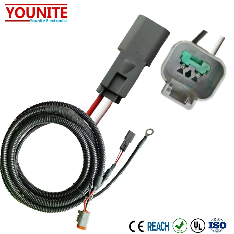 Automobile headlight wiring harness car headlight harness DT06-3S DT06-2P