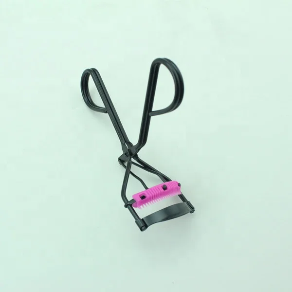 Professional Cosmetic Makeup Tools Carbon Steel Eyelash Curler with Comb Clip