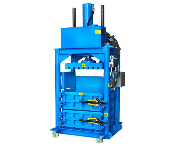China factory direct Vertical Baler Clothes Baling Machine Cotton Plastic Solid Waste Compactor Machine