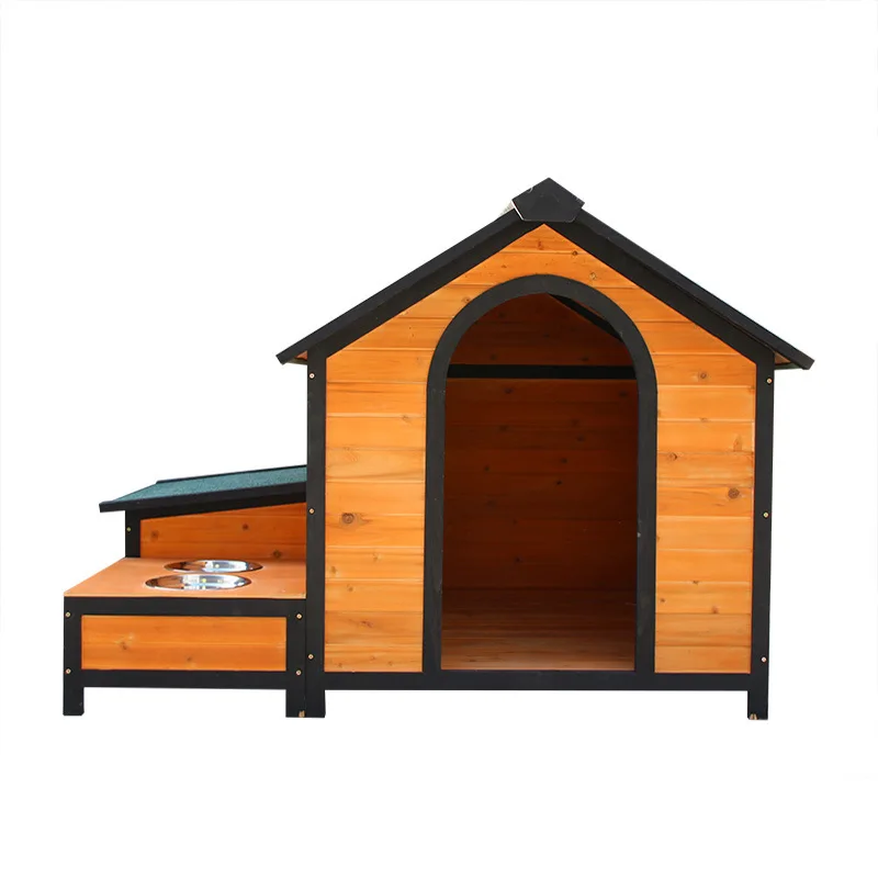 Pet Kennel Solid Wooden Dog House Outdoor Rainproof Luxury Furniture Sleeping Bed Sustainable Pet Houses for Sale Wood Pet Cages