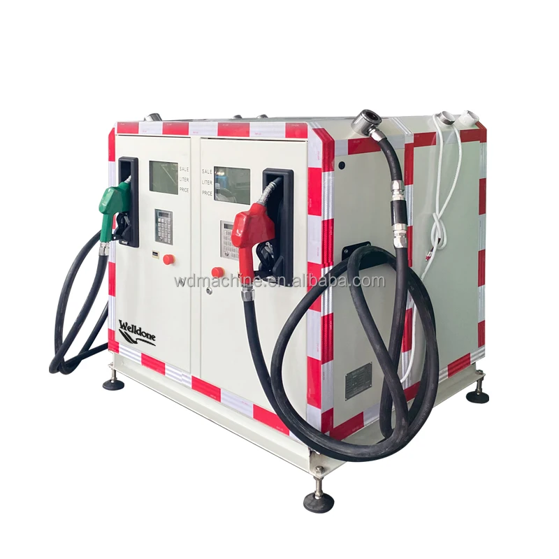 Welldone portable fuel dispenser with tank 1000L mobile station