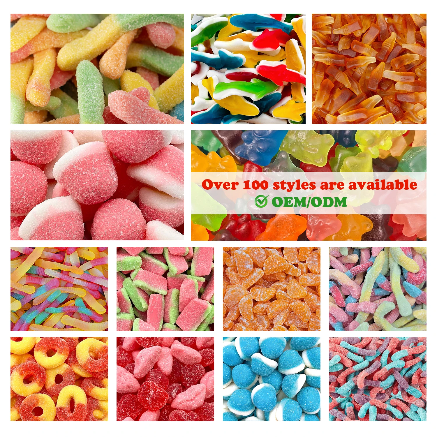 Factory direct sale Custom personal label Sour belts liquorice candy gummies strip Halal