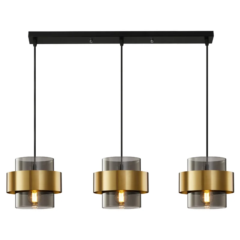 Bar creative aisle stairs Glass Memphis chandelier Nordic postmodern minimalist bedroom bedside chandelier