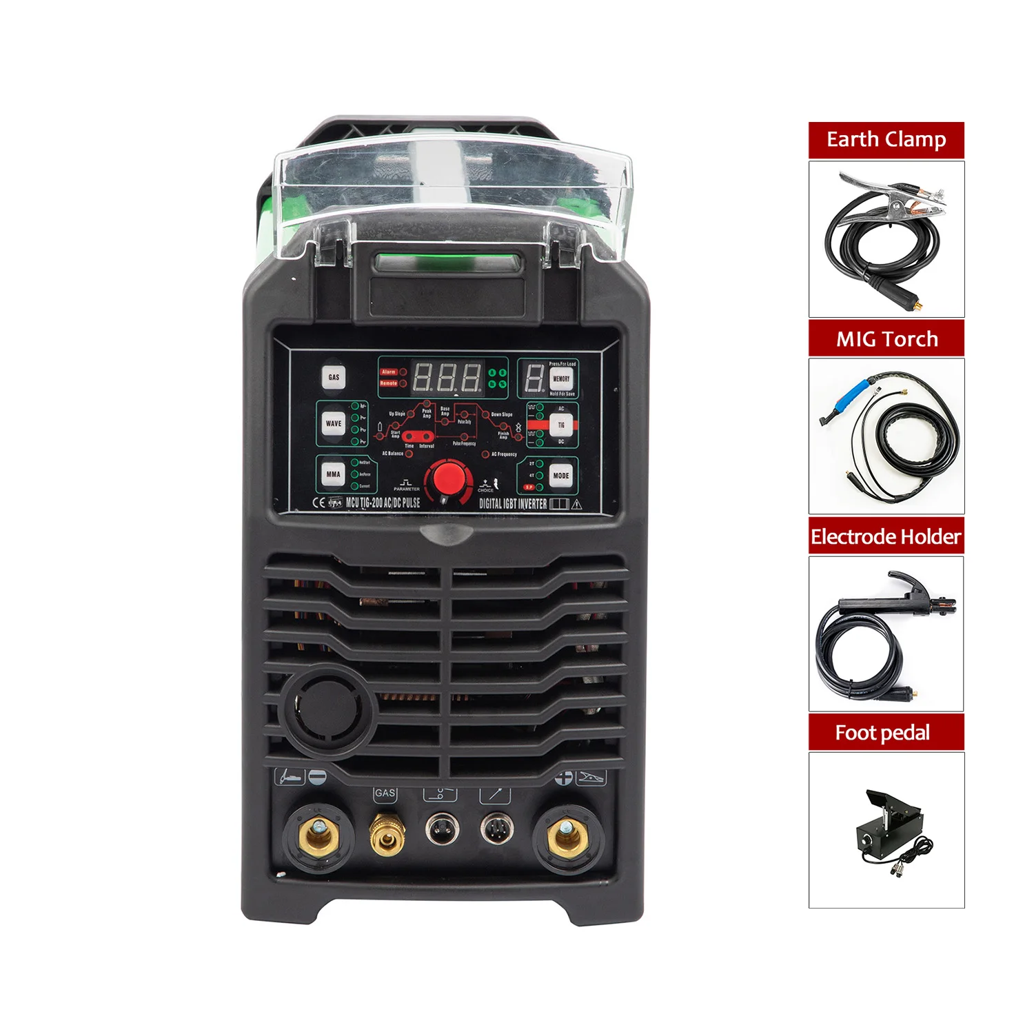 Автоматический сварочный аппарат IGBT MMA TIG 230 А AC/DC Pulse TIG/MMA для продажи двигатель постоянного тока многофункциональный CE в наличии