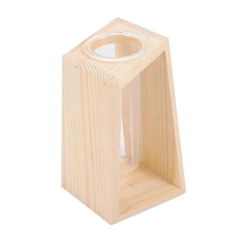 Decorative Simple Test Tube Vase Set Glass Plant Terrarium Container for Orchid Seagrass Succulent Plant Bonsai