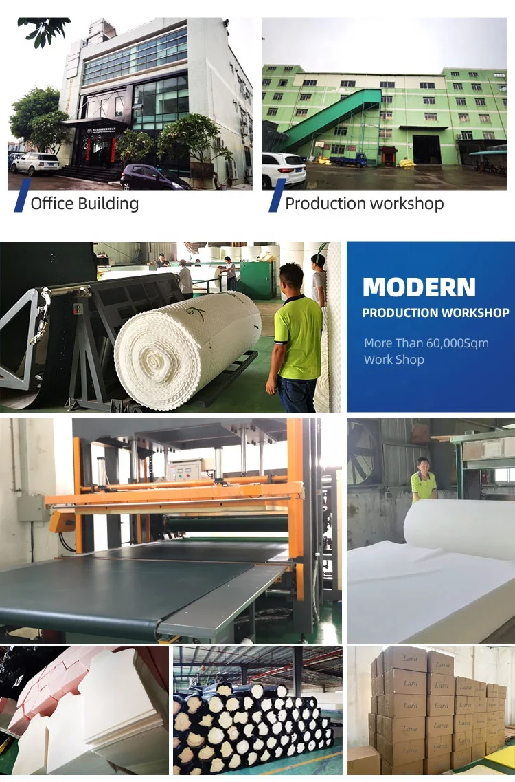 High Density High Resilience Hotel Hospital Furniture Upholstery Foam Bed Memory Foam Mattress Topper