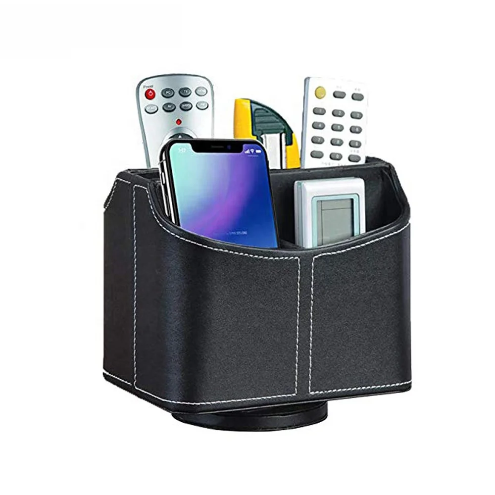 360 Degrees Rotatable Remote Control Organizer Spinning Remote Organizer Remote Caddy