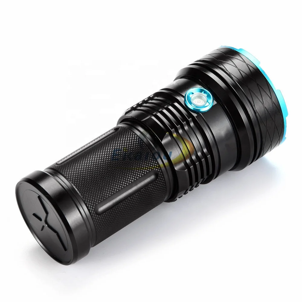  Светодиодный фонарик 12x XM-L T6 18650 водонепроницаемый тактический для кемпинга охоты