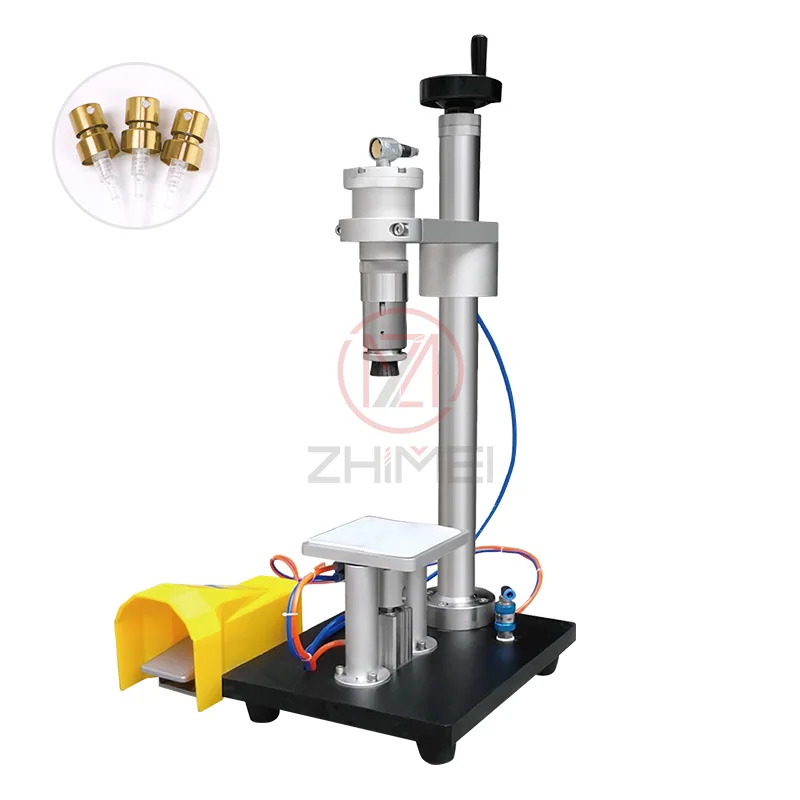 PERFUME CRIMPING  PERFUME SEALING MACHINE CAPPING MACHINERY ALUMINUM WITH HIGH SPEED