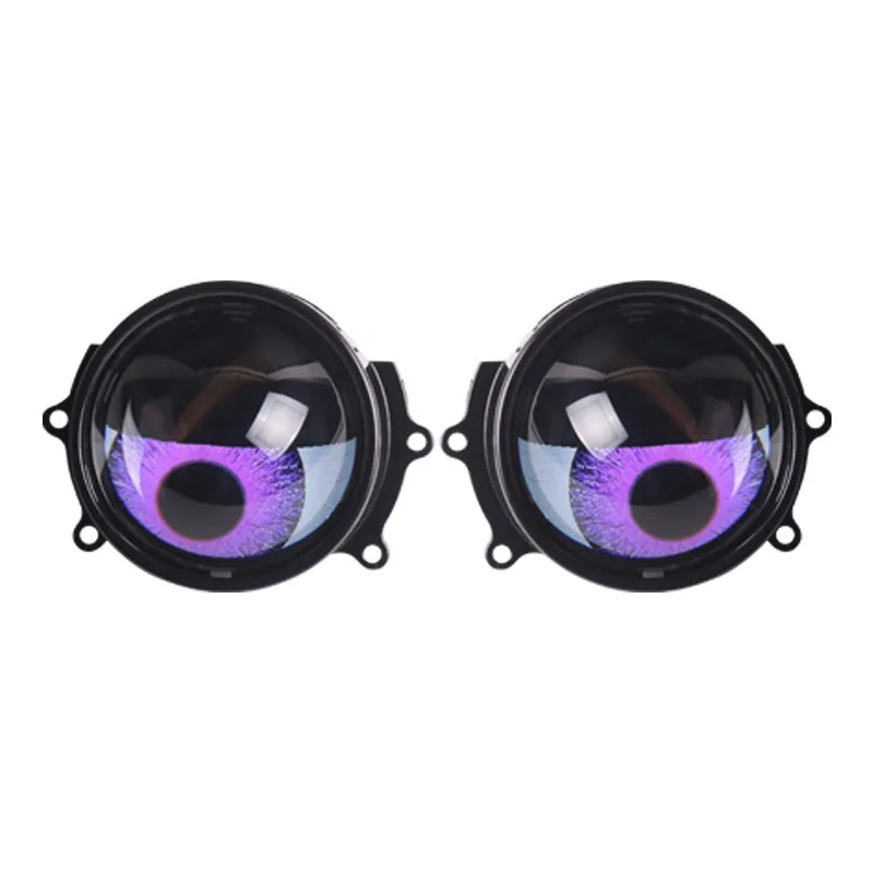 Hot Cute Purple Red Evil Eye Auto Bulb Colorful Blue Eye Car Lamp