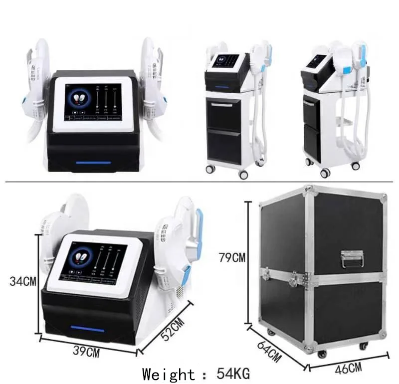 2022 muscle sculpting mini pelvic vacuum  cavitation system neo beauty portable nova rf 4 handles emslim machine