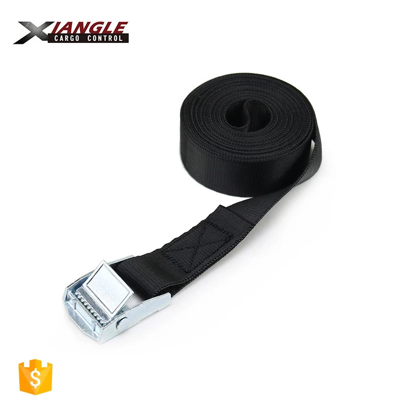 Factory price 1 inch 550lbs cam buckle straps cargo lashing blet motorcycle tie down straps with cam buckle