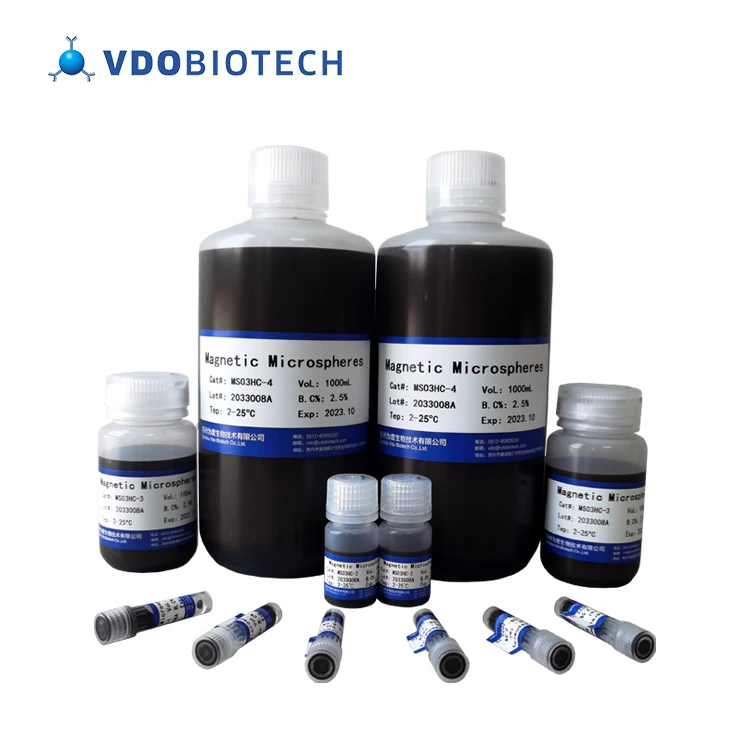 New Arrival 1mL High Speed Free Elution Nucleic Acid Extraction Magnetic Beads Magnetic Nano bead