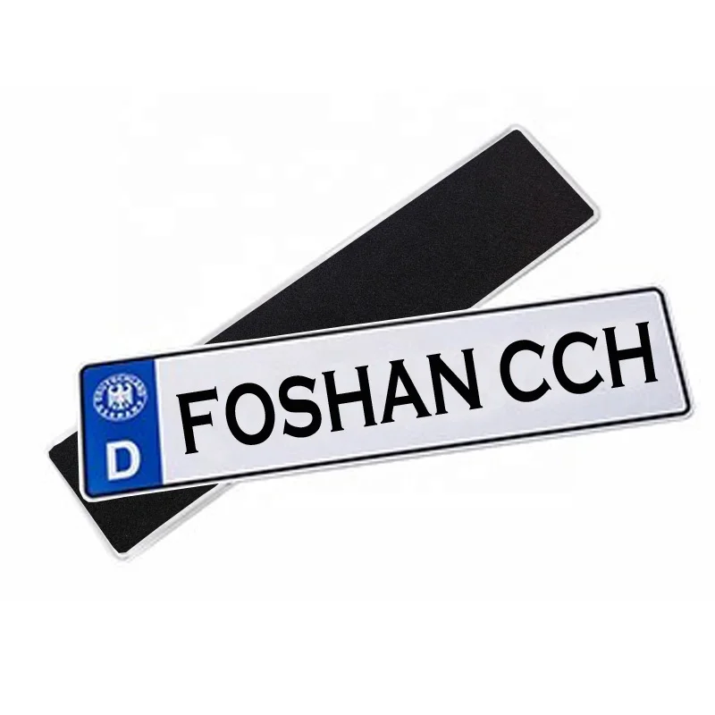 Клейкая лента с крючком и петлей для номерных знаков Германии лидер продаж держатель