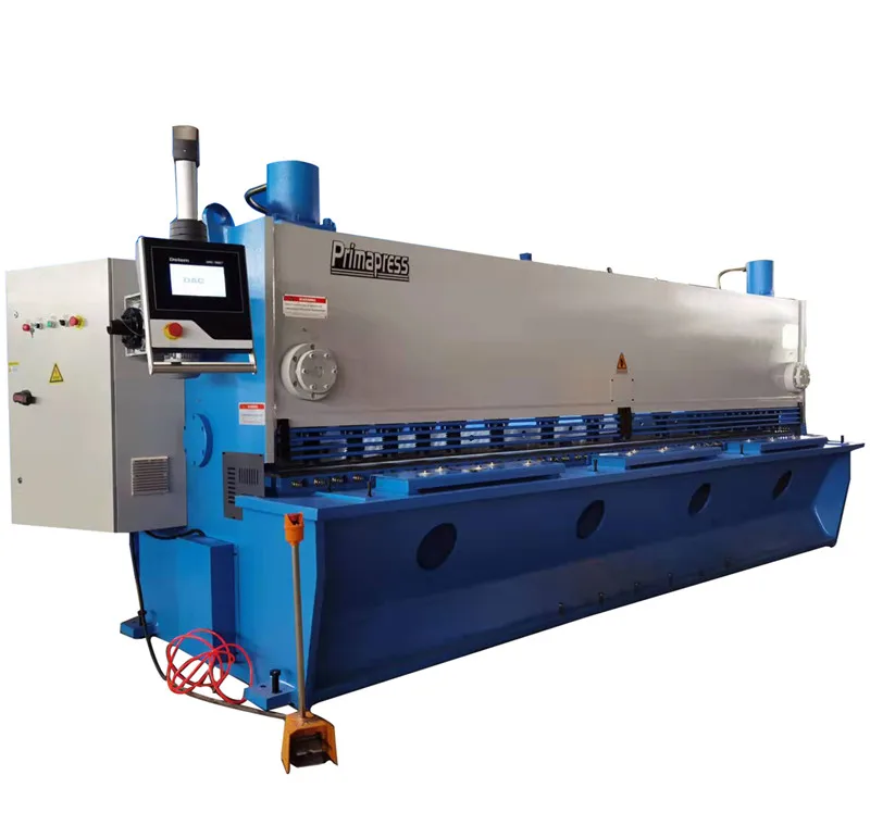 Primapress qc12y 12*3200 4m cnc hydraulic iron sheet metal steel swing guillotine cutting and shearing machine